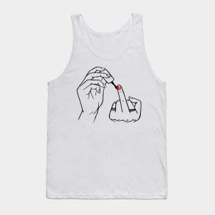 Fuck the world Tank Top